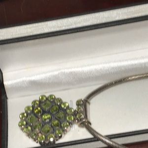 925 Silver & Sparkling Stone Necklace